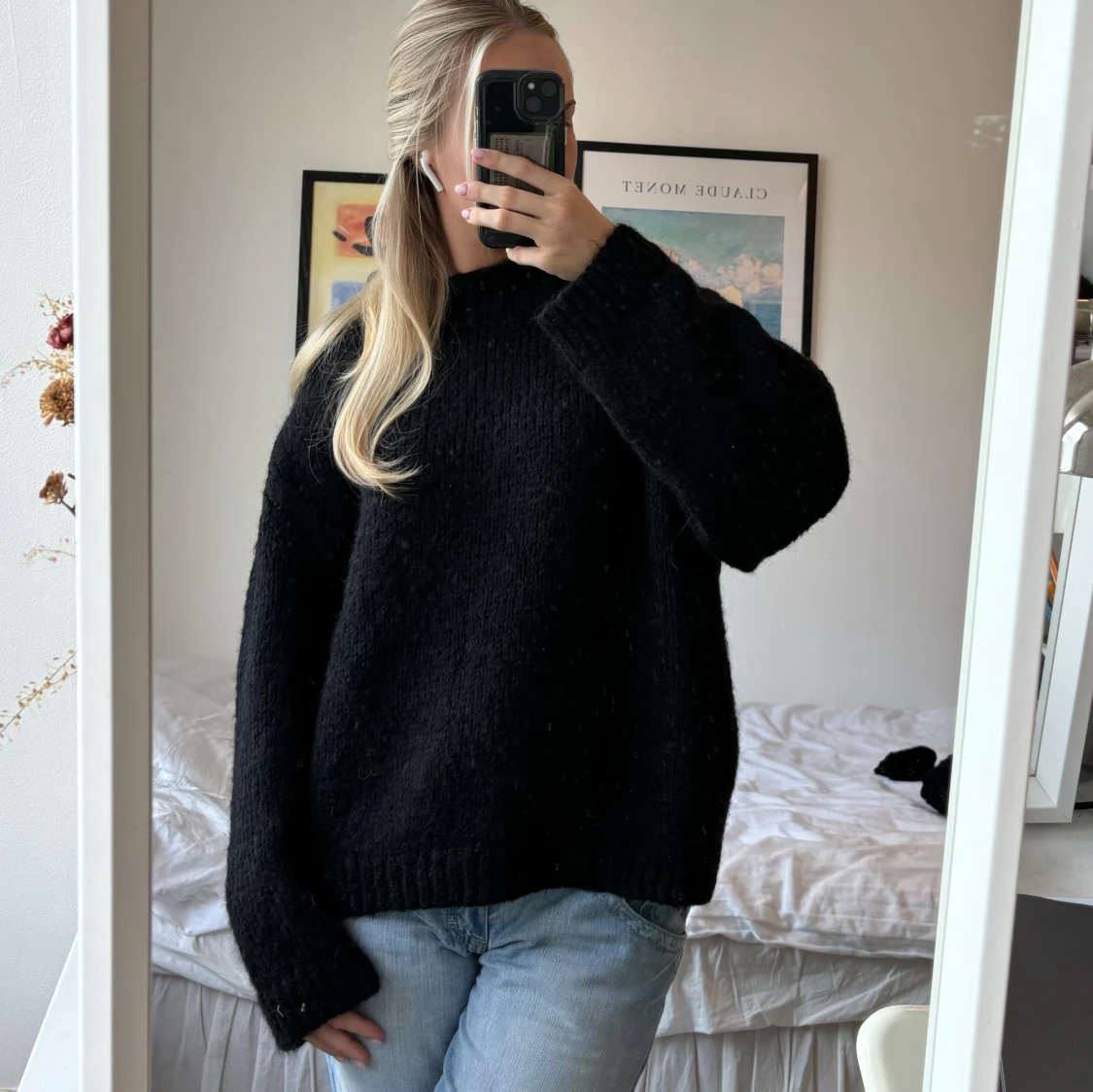 Grovstickad zara tröja - 90