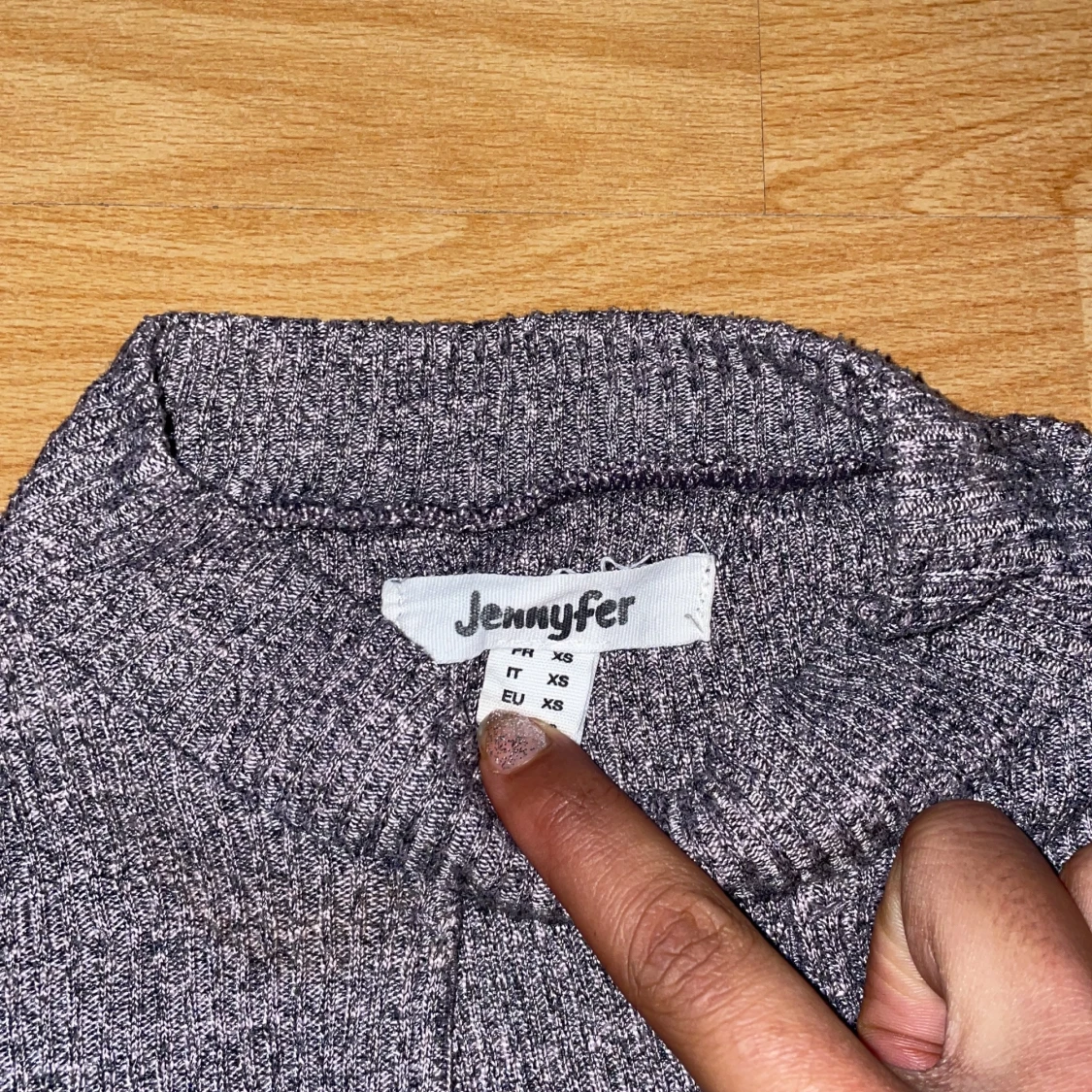 Grå ärmlös topp från Jennyfer - 92