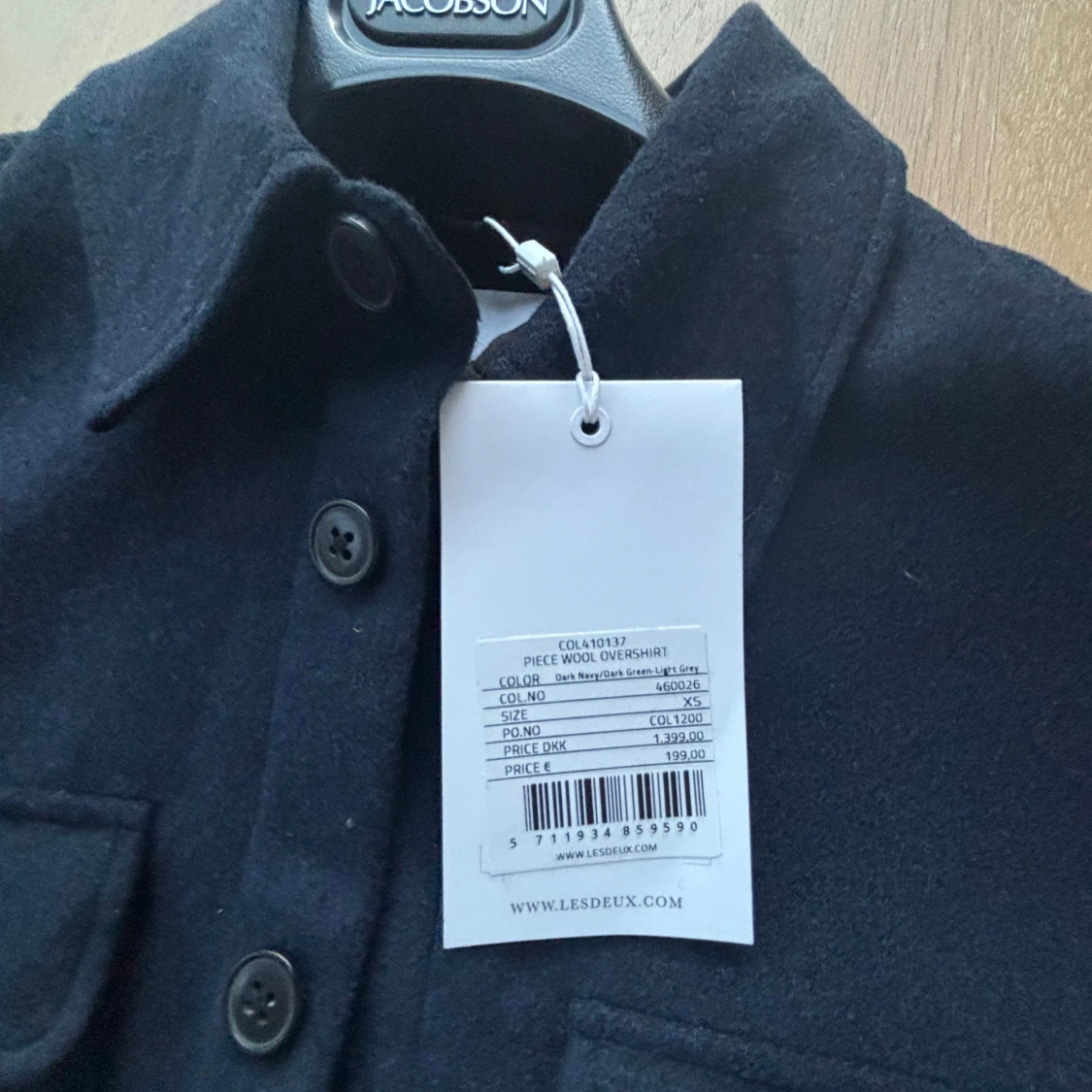 Ny mörkblå overshirt från Les Deux - 3