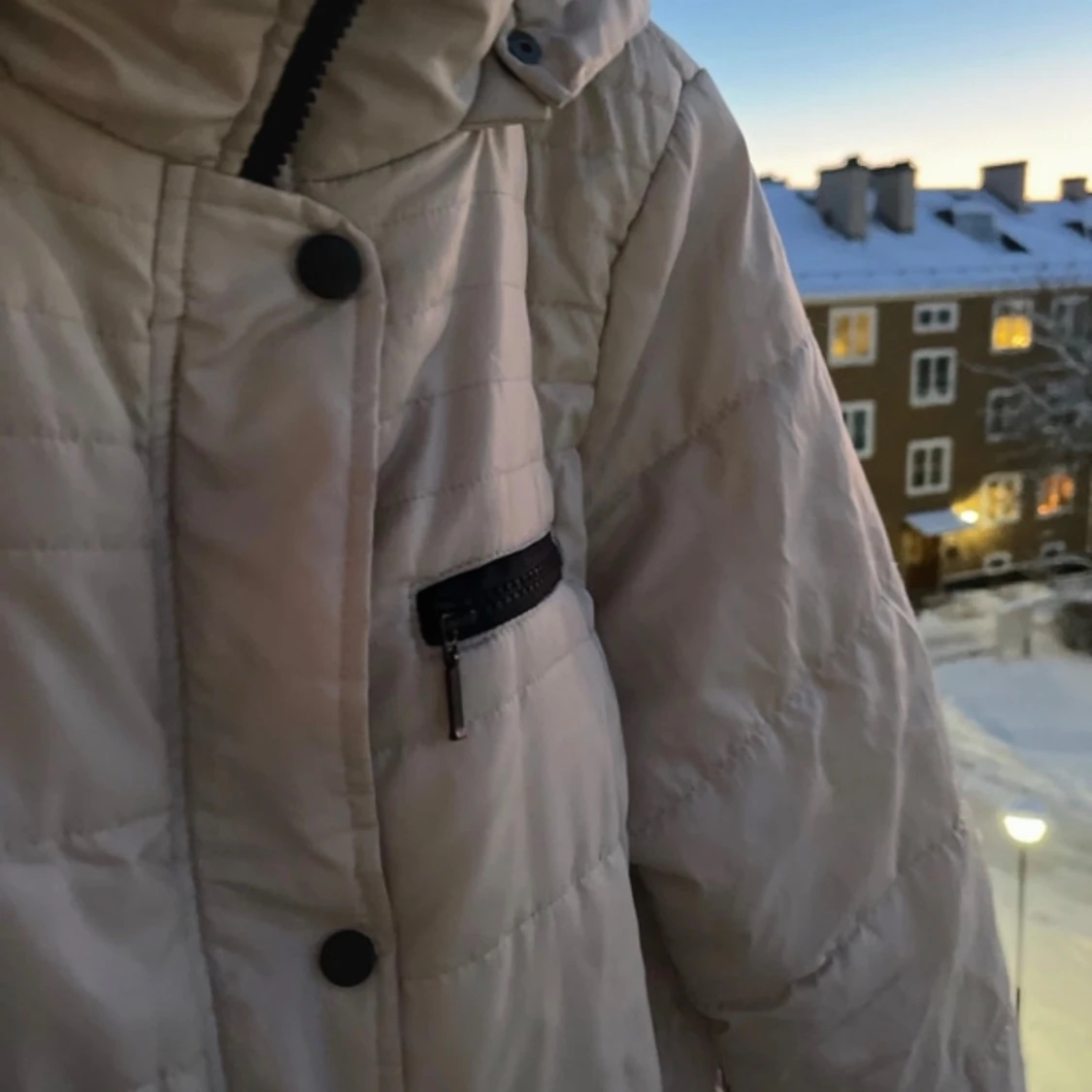 Vit quiltad jacka från Esmara - 1