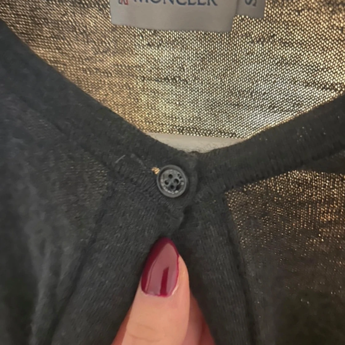 Mörkgrå kofta från Moncler - 3