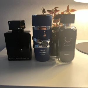 Tre parfymer från Armaf och Lattafa - Paketpris! Dunderdeal, alla parfymer är värda cirka 1000, köp nu för 700! Alla är knappt använda.