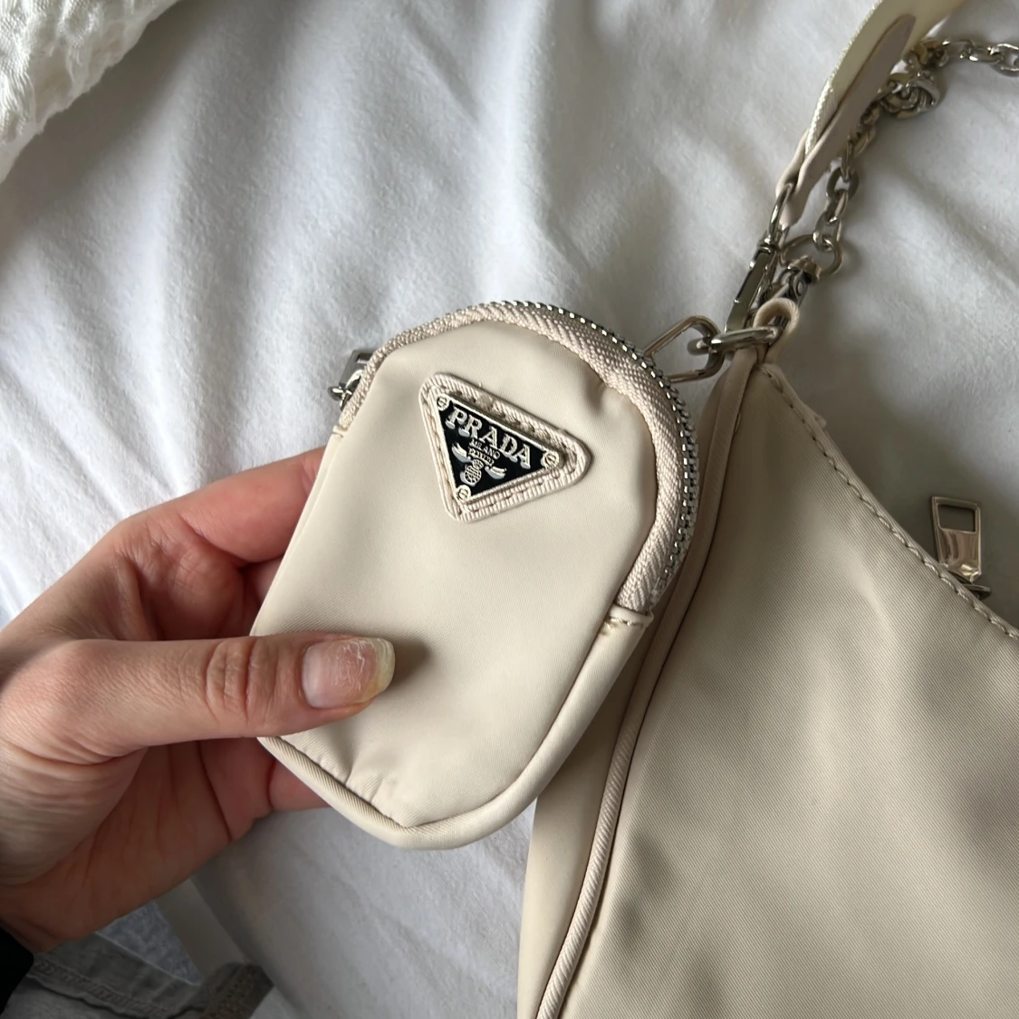 Beige axelväska  - 2