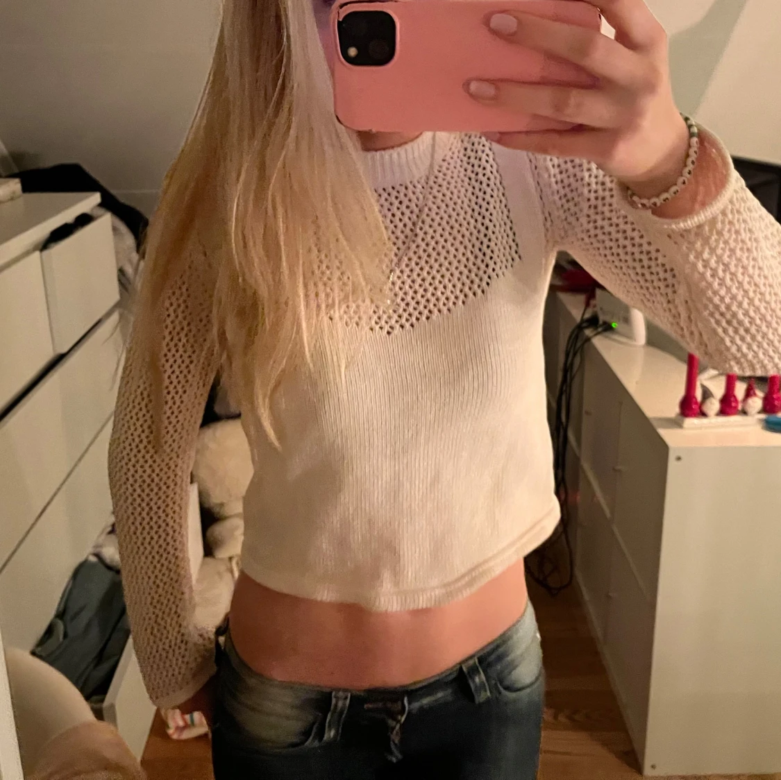 Vit Zara tröja/topp