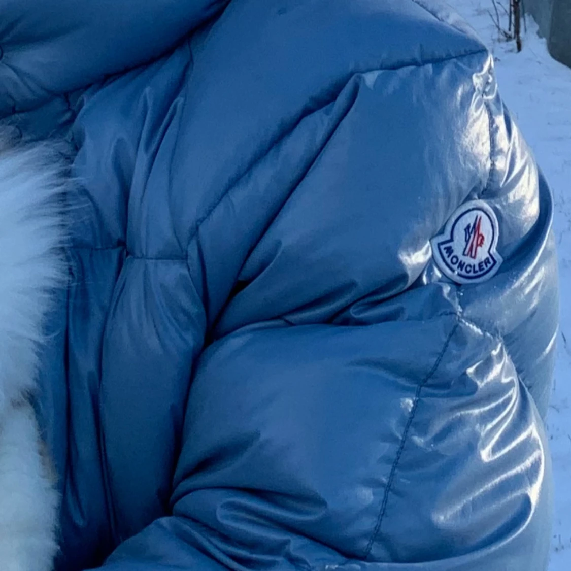 Blå pufferjacka från Moncler - 91