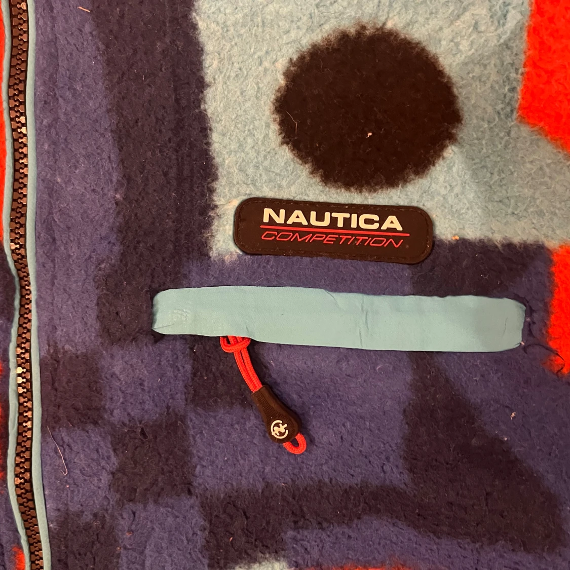 Vintage Crazy Fleece - Färgglad fleecejacka från Nautica - 90