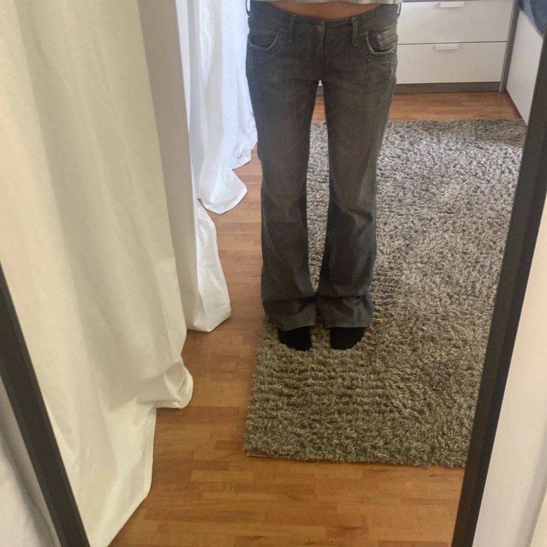 Lågmidjade bootcut jenas - 90