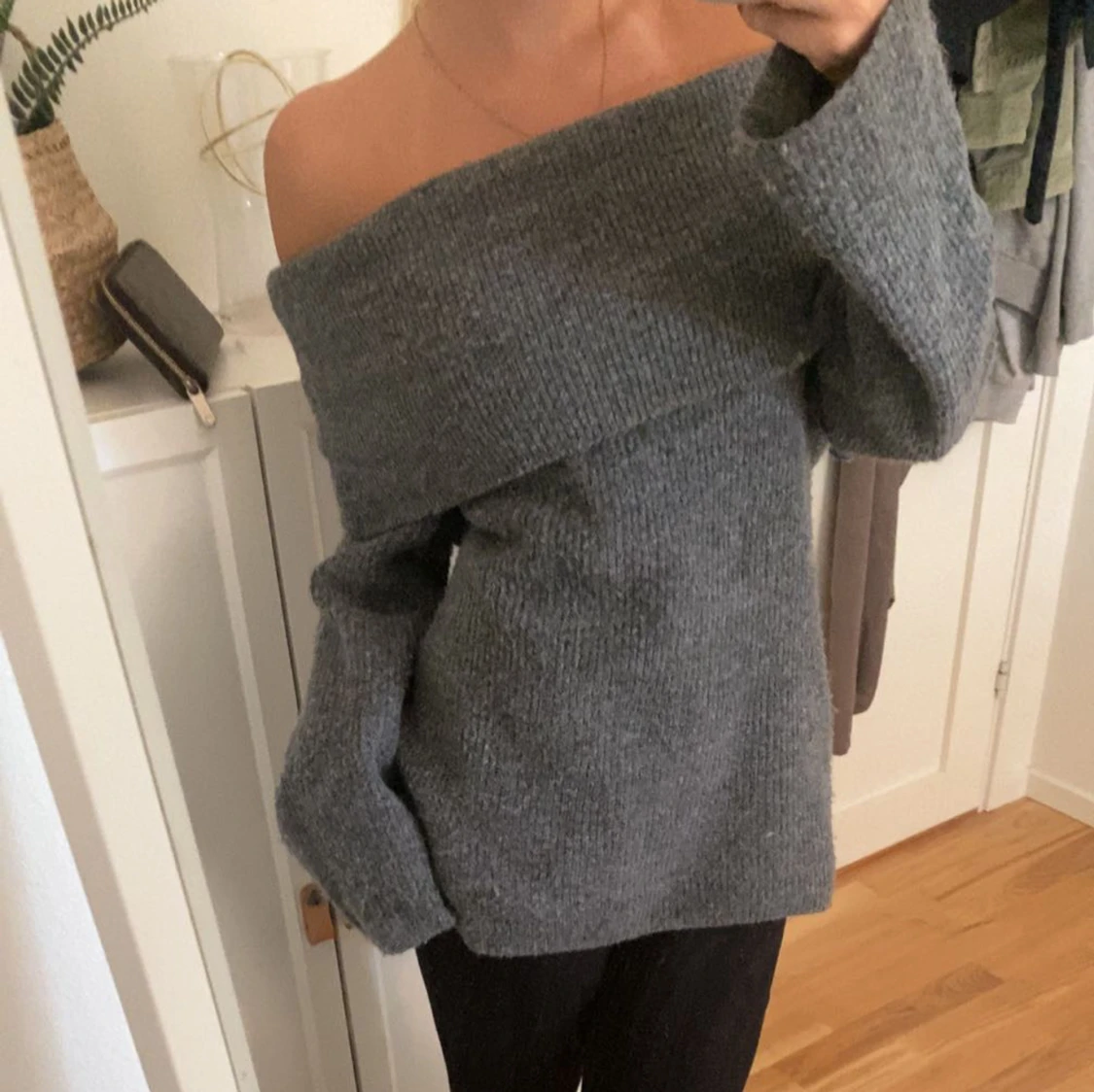 Stickad tröja