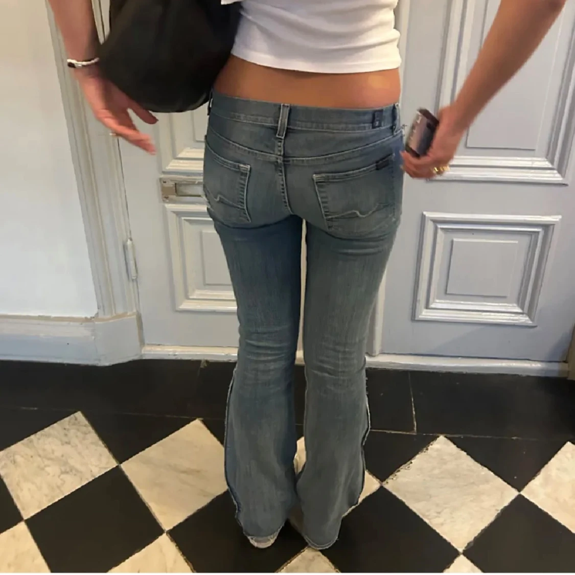Lågmidjade jeans  - 90