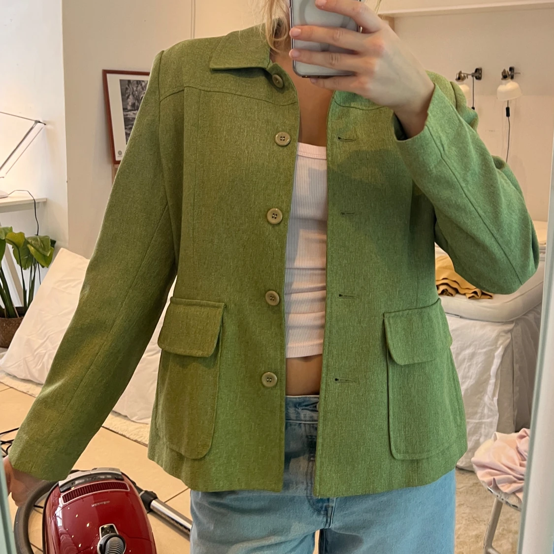 Grön jacka - 90