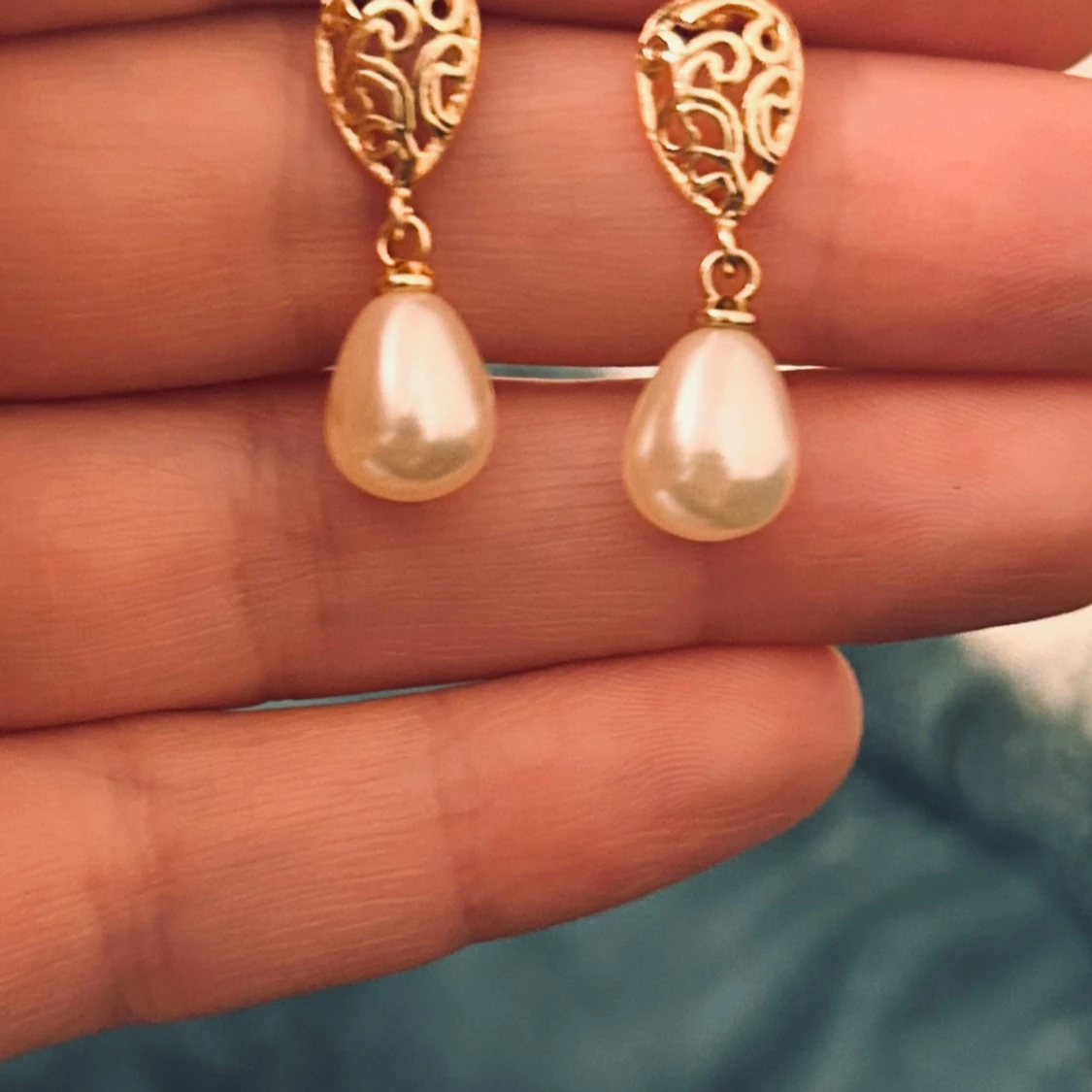 Unika pärlörhängen  - 90