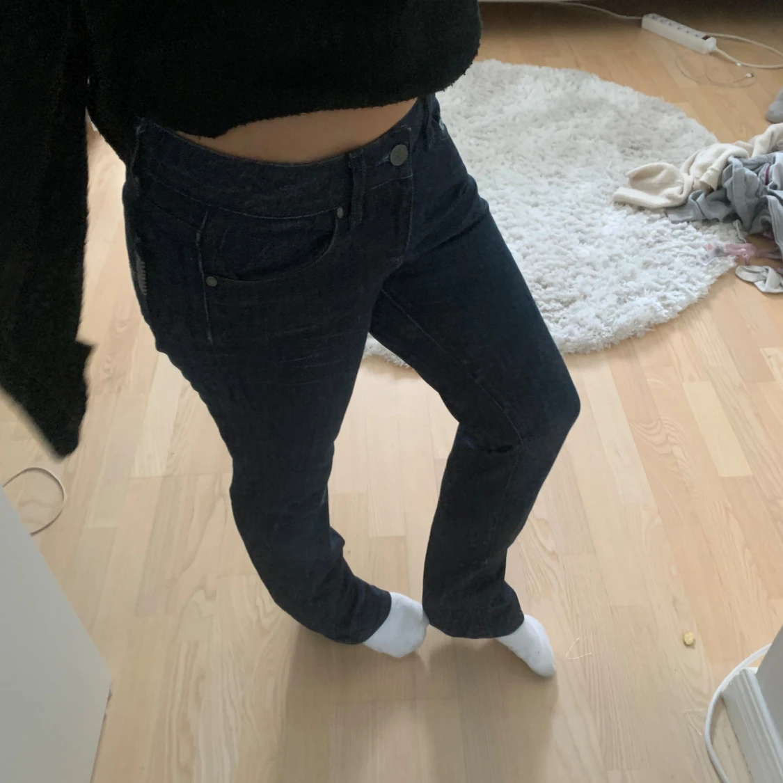 Lågmidjade jeans