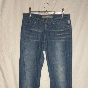 Vintage Versace jeans couture - The most spectacular Versace jeans with blue glittery patterns on them!  They are incredible rare🫧  #y2k #2000s #50s #60s #70s #80s #90s #trend #style #gorgeous #beautiful #fashon #trendy #slay #princess  #wow  #fairy #glitter