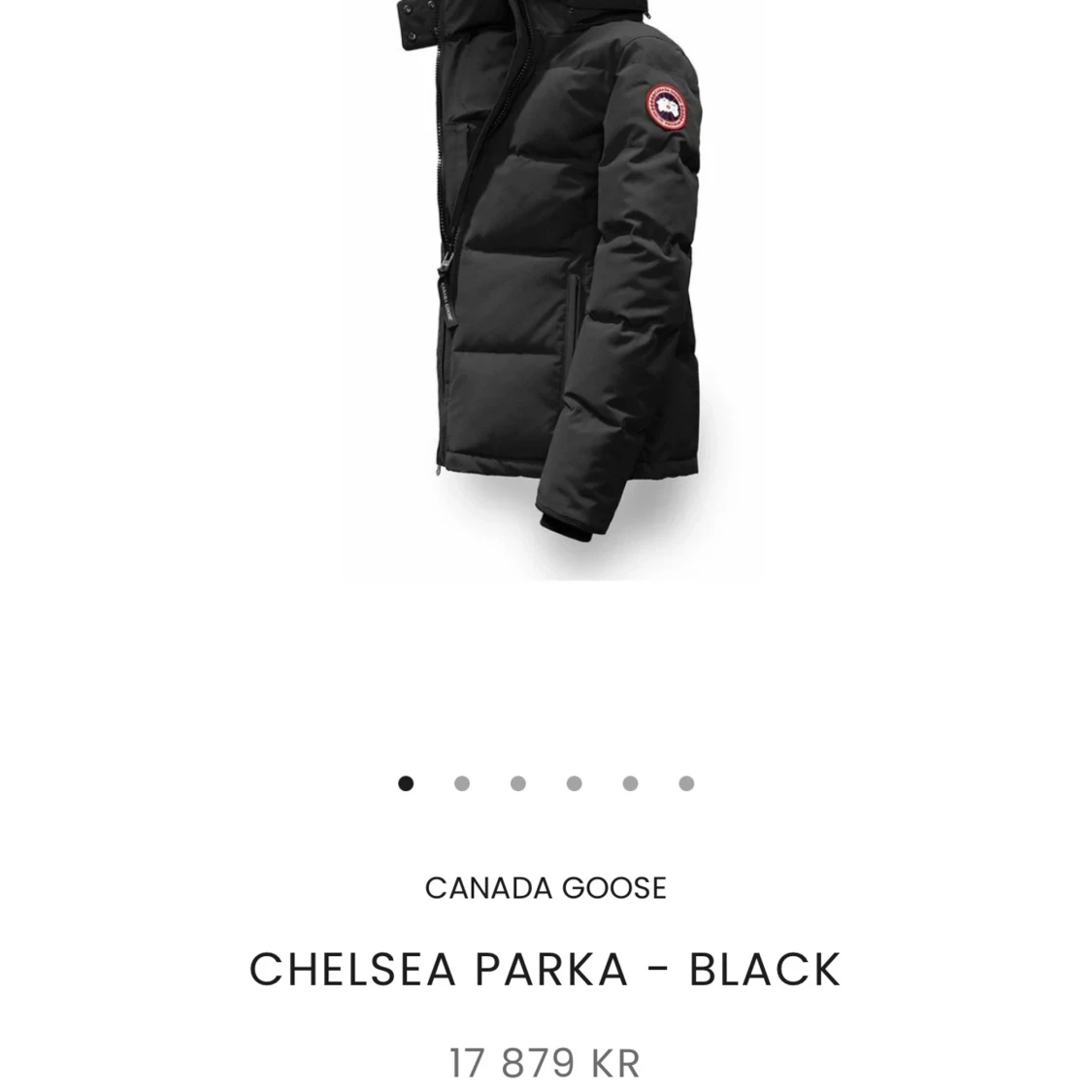 Svart Chelsea Parka från Canada Goose - 90