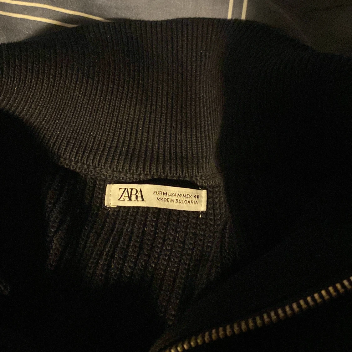 Navy Zara Quarterzip - 90