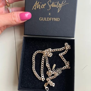 Halsband Alice - Halsband från guldfynd med tillhörande Ask. Guld färgad. 