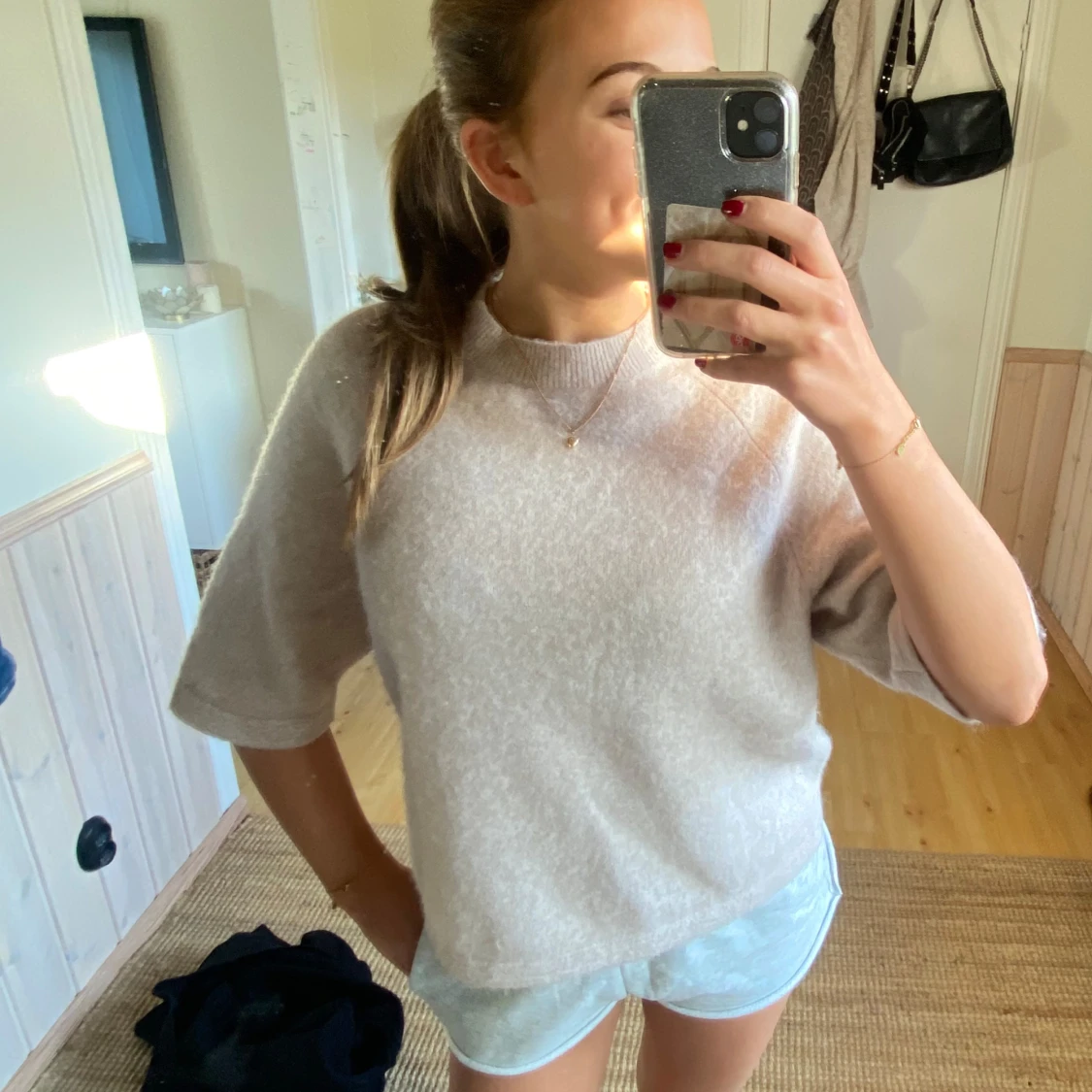 Trekvartsarmad tröja - 90