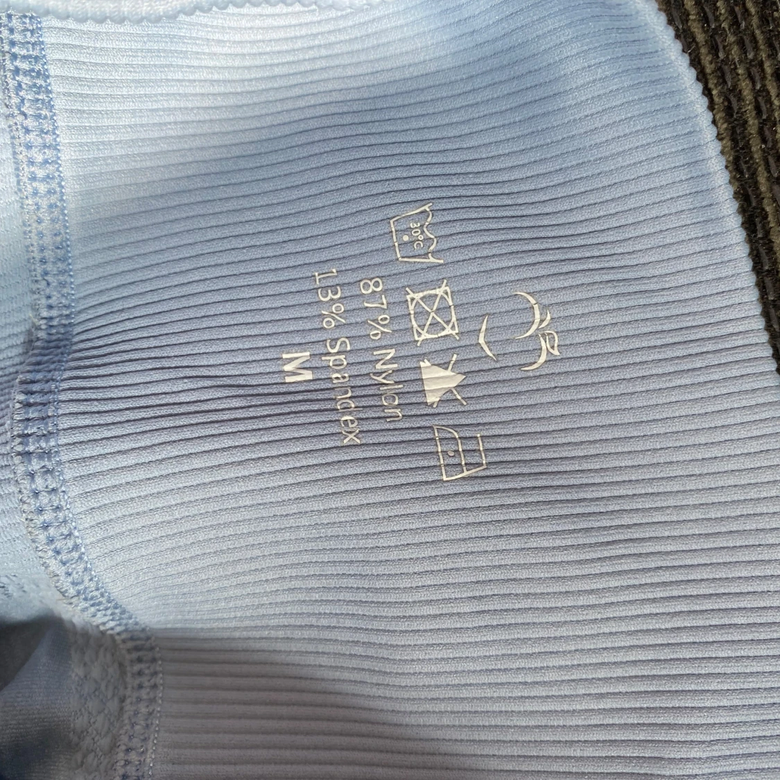 Ljusblå Peach tights - 92