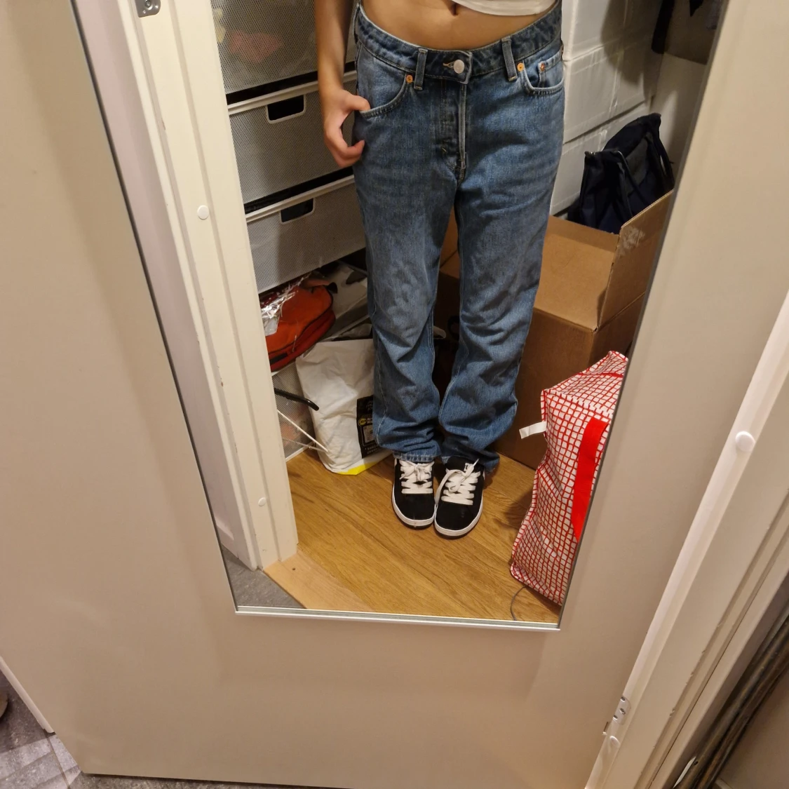 Låg midjande loose jeans - 93
