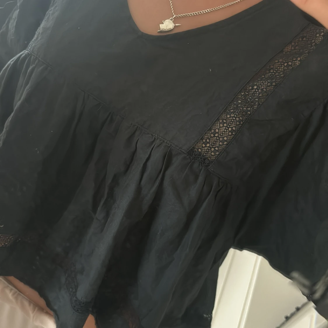 Mörkblå blus  - 91