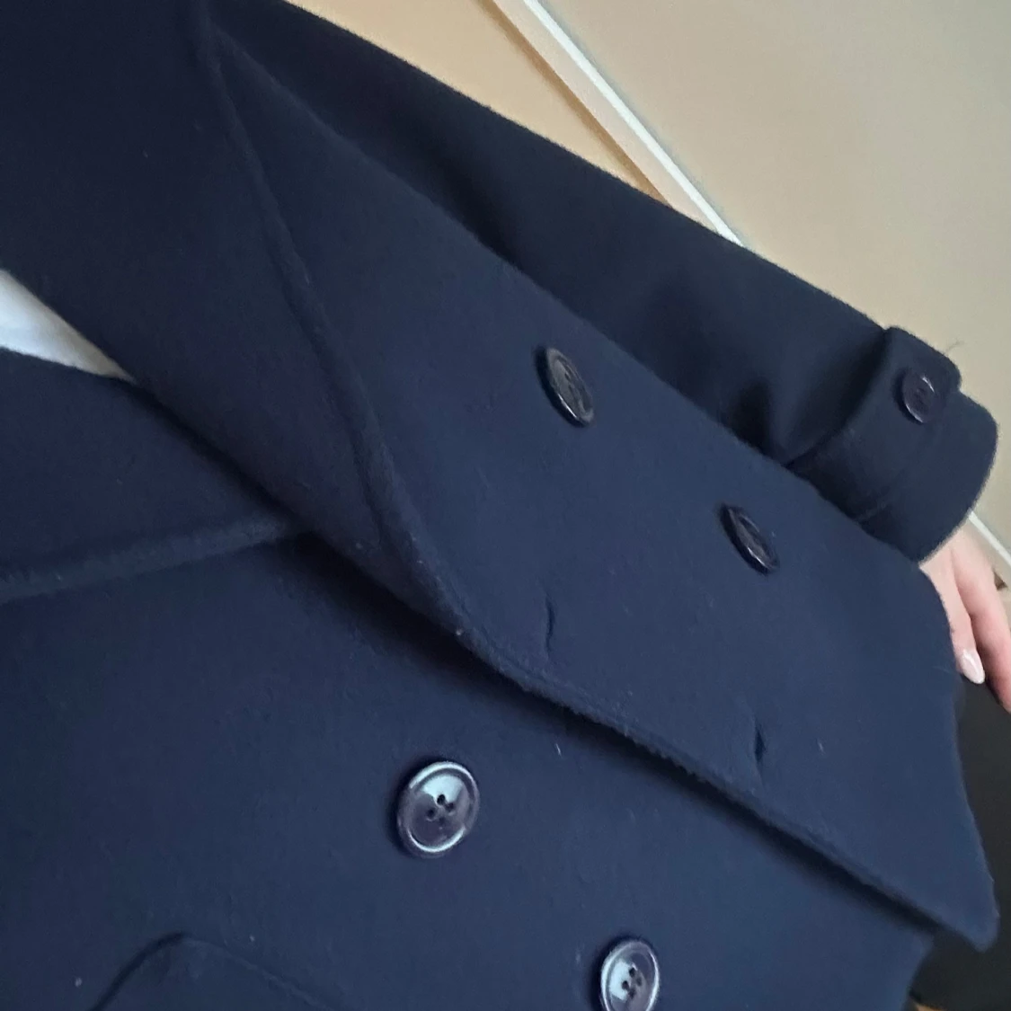 Mörkblå kappa - 90