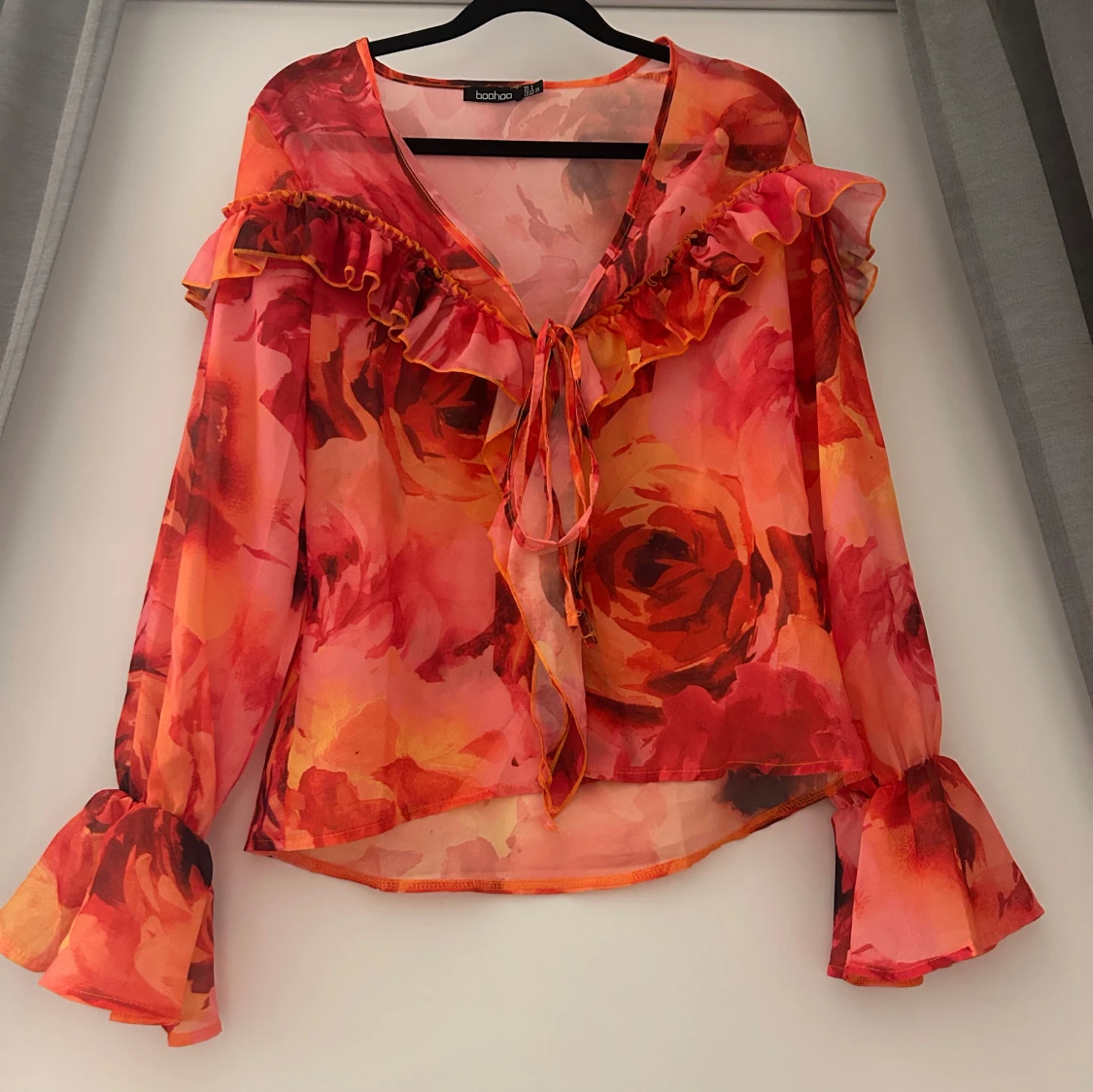 Fin mönstring blus - 91