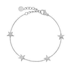 Edblad Silverarmband med stjärnor - Detaljer Diameter 7 mm, armbandets justerbara längd 15,5-18,5 cm Blankt rostfritt stål Nickelsäkert. Nypris 349kr