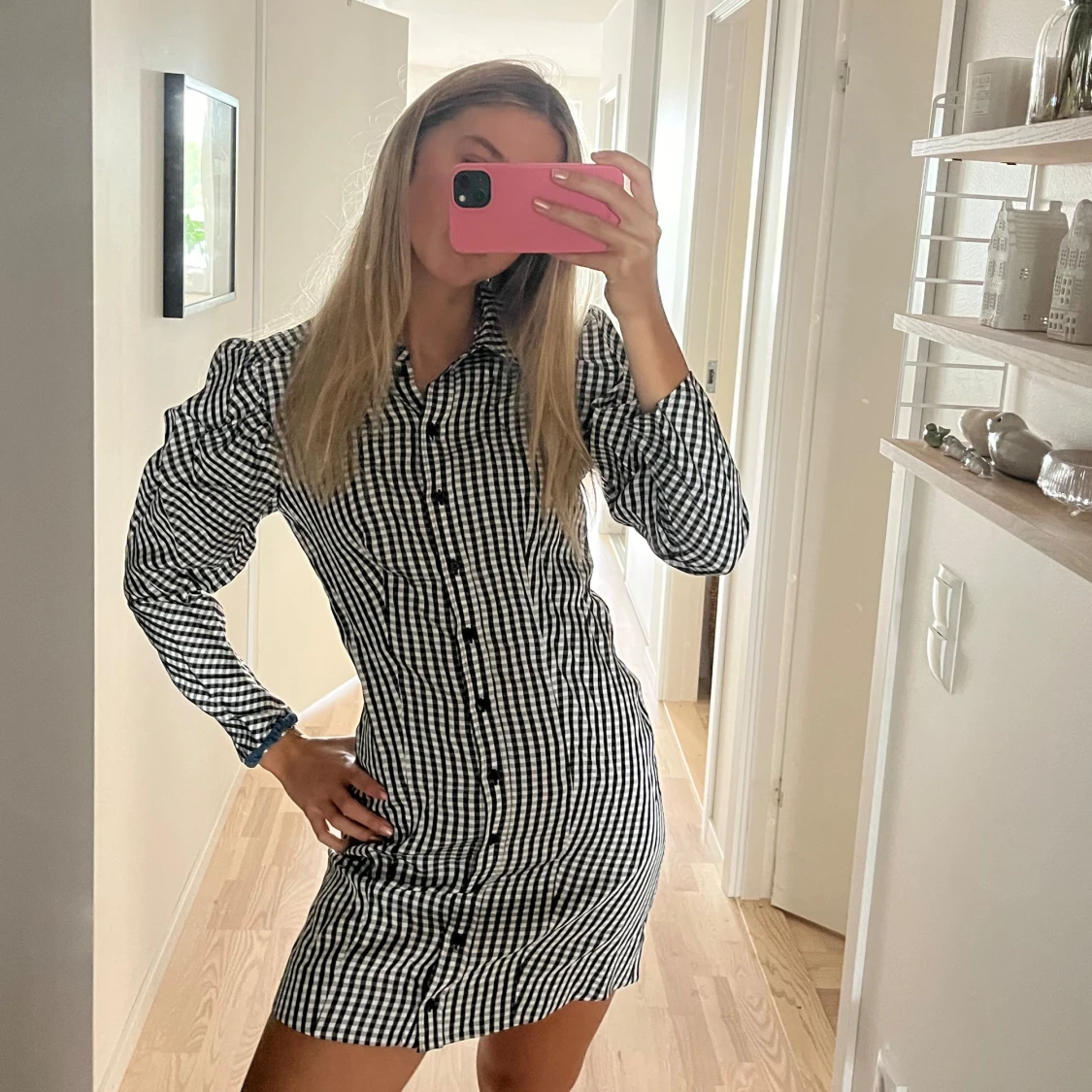 Långärmad klänning - 90