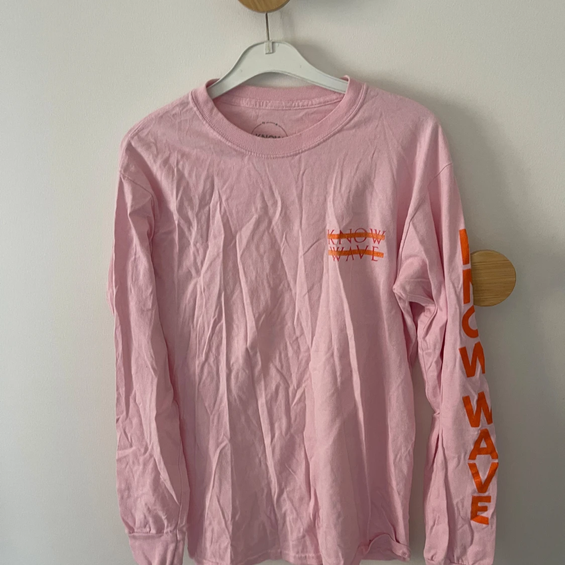 Rosa långärmad tröja från Know Wave