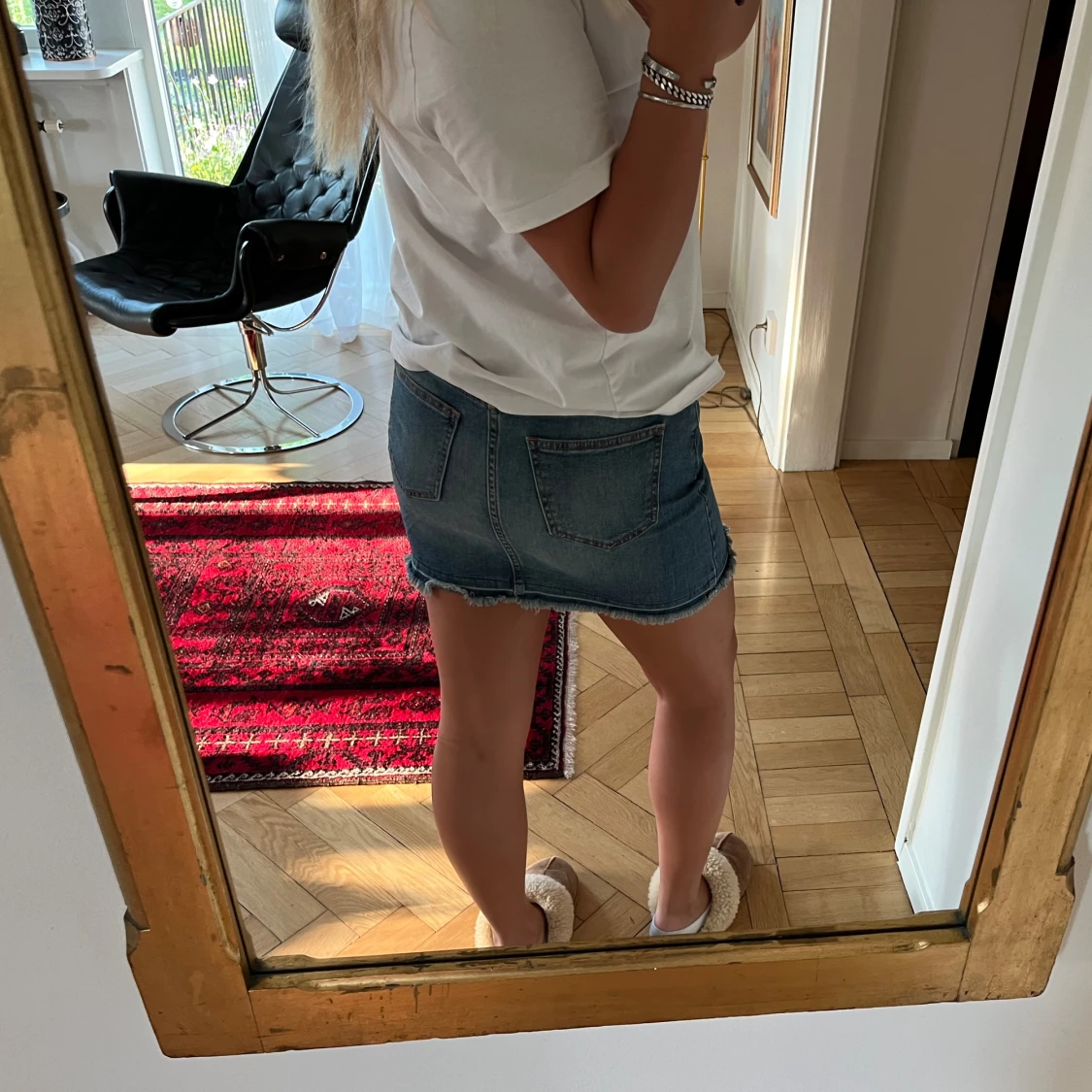 Snygg jeans kjol - 91