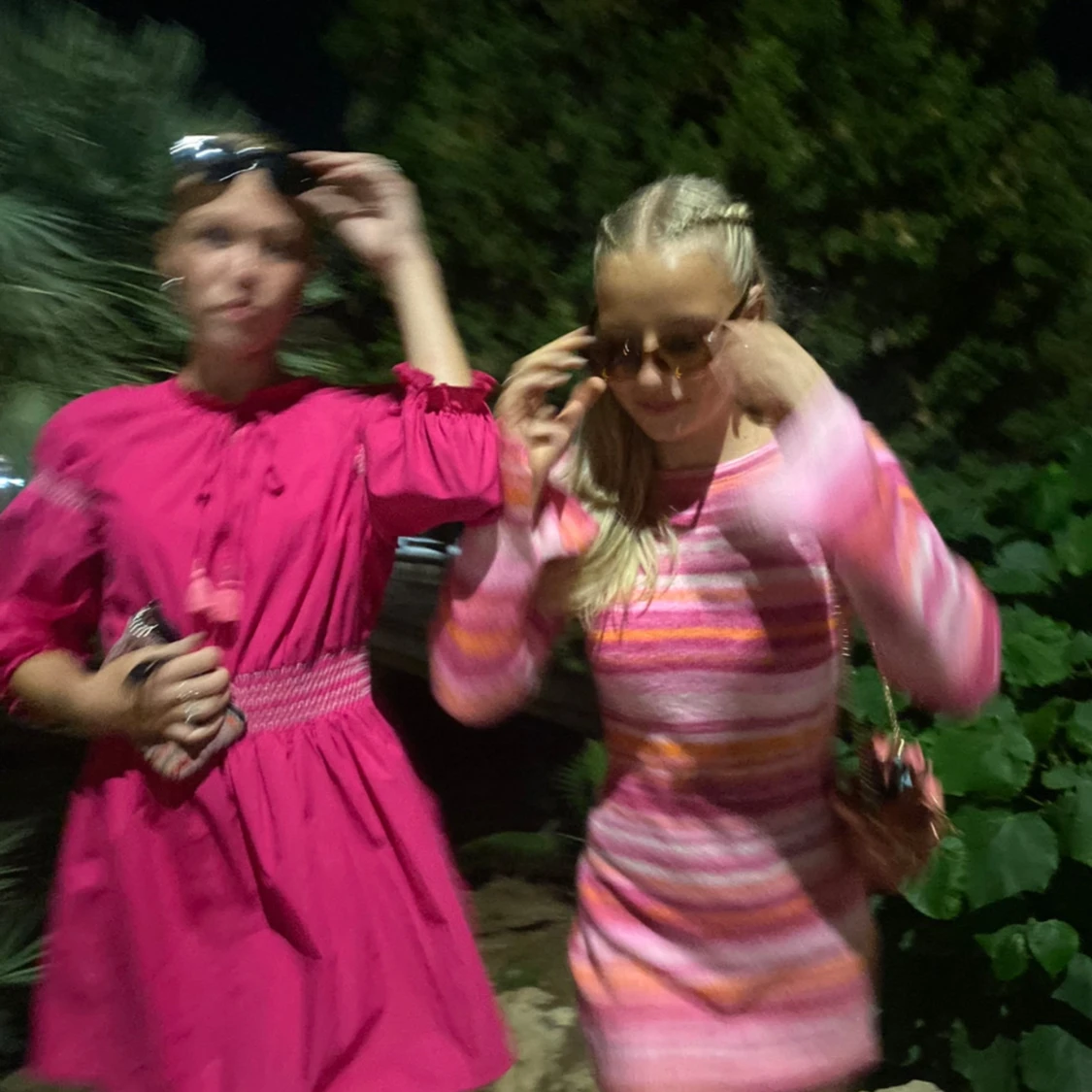 Färgglad stickad klänning från My Trend - 93