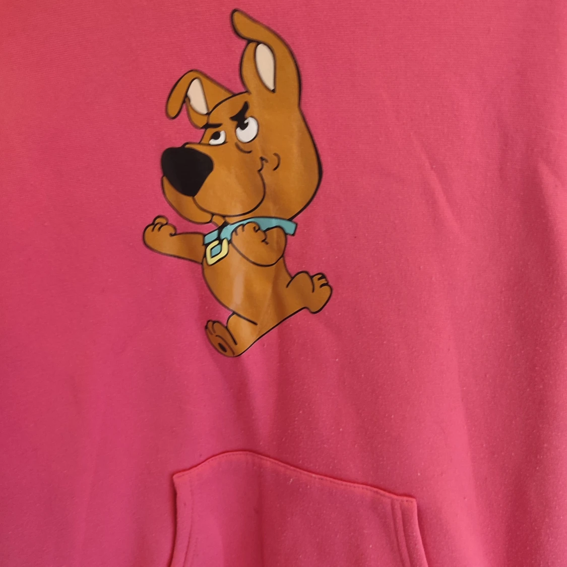 Rosa hoodie med Scooby doo  - 92