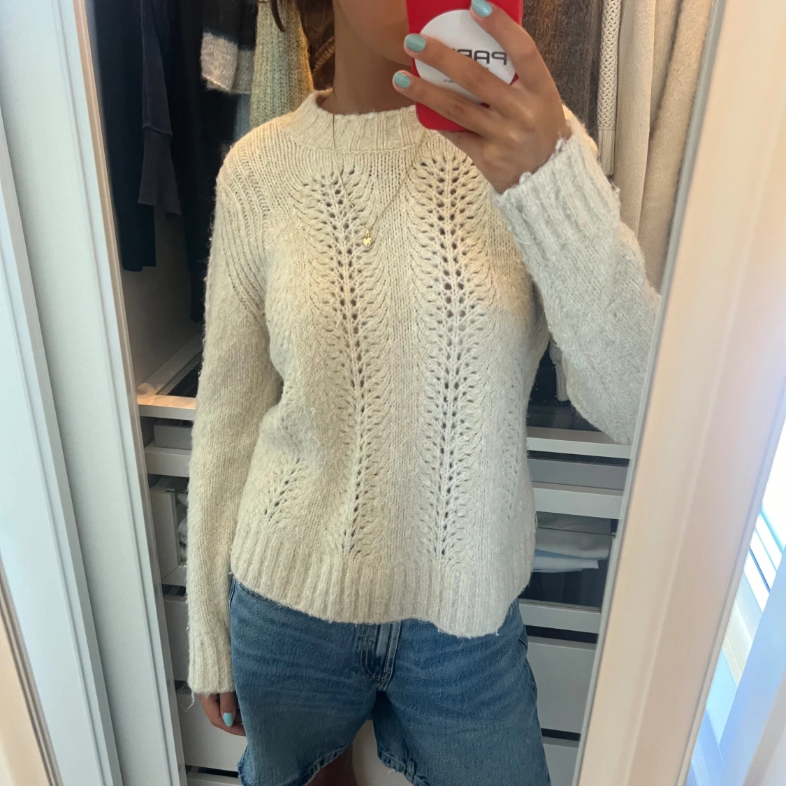 Ullstickad tröja  - 90