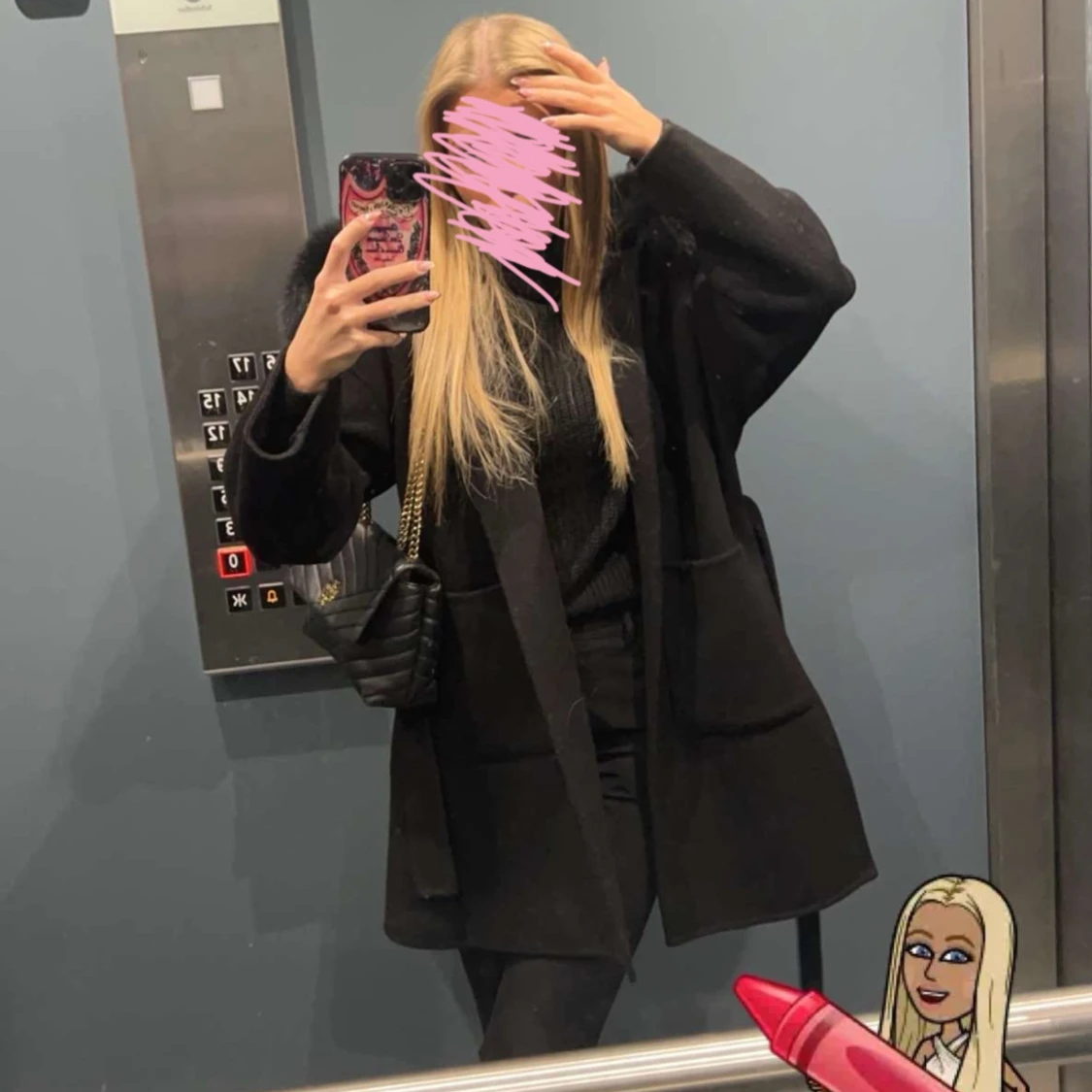 Kappa med päls - 90