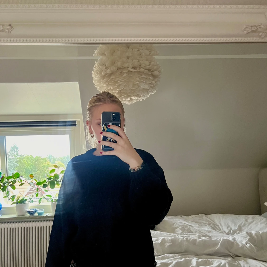 Svart stickad tröja från NA-KD