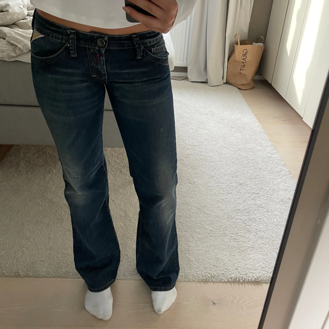 Lågmidjade jeans - 90