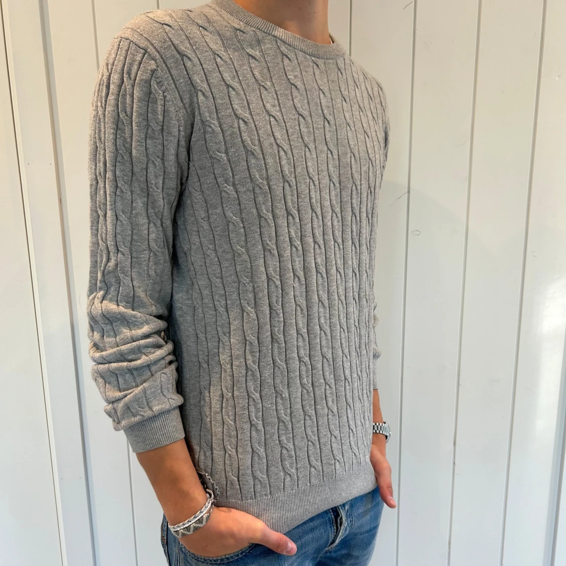 Kavelstickad tröja - 1