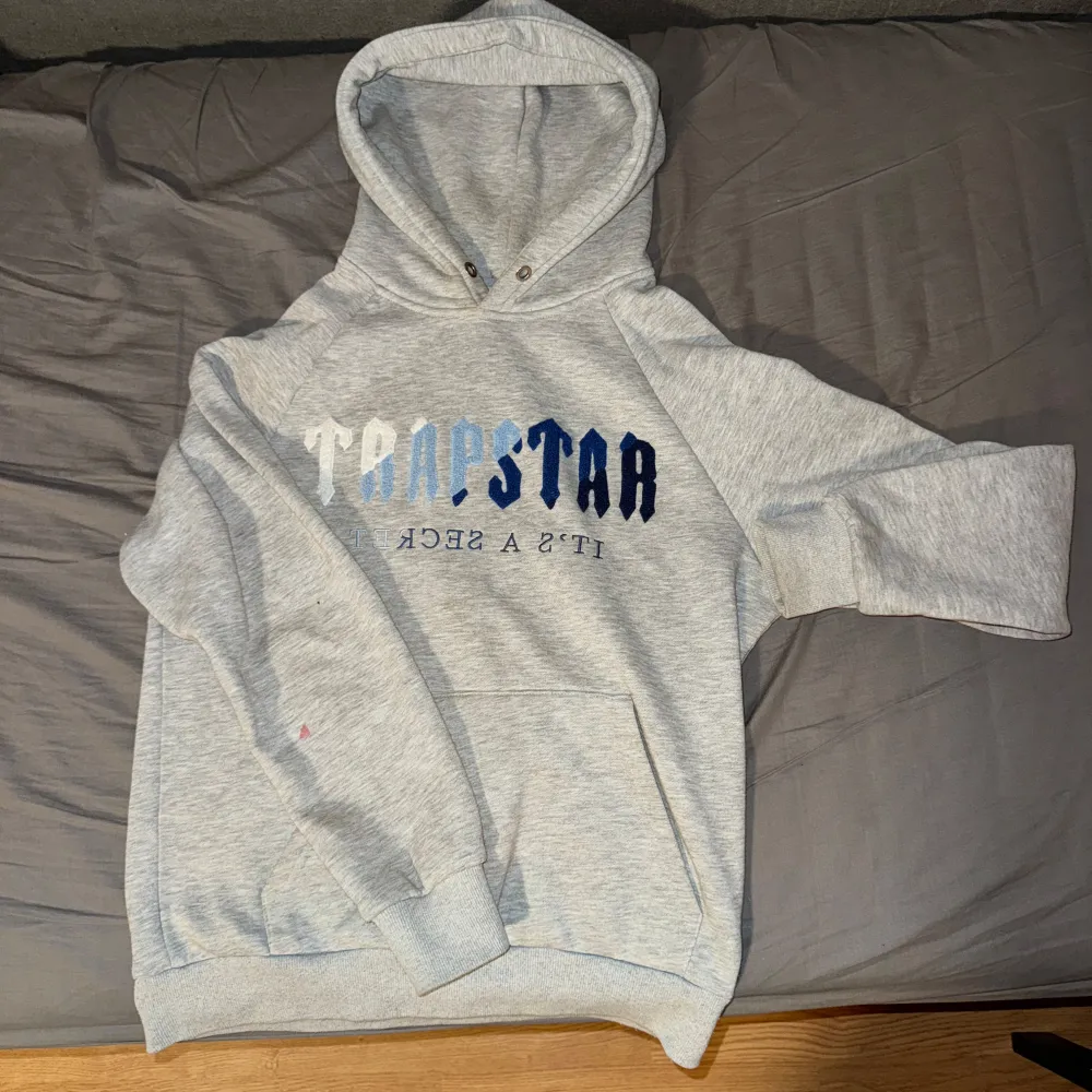 Fin Trapstar Hoodie, jättebra skick, (trådet ingår). Hoodies.