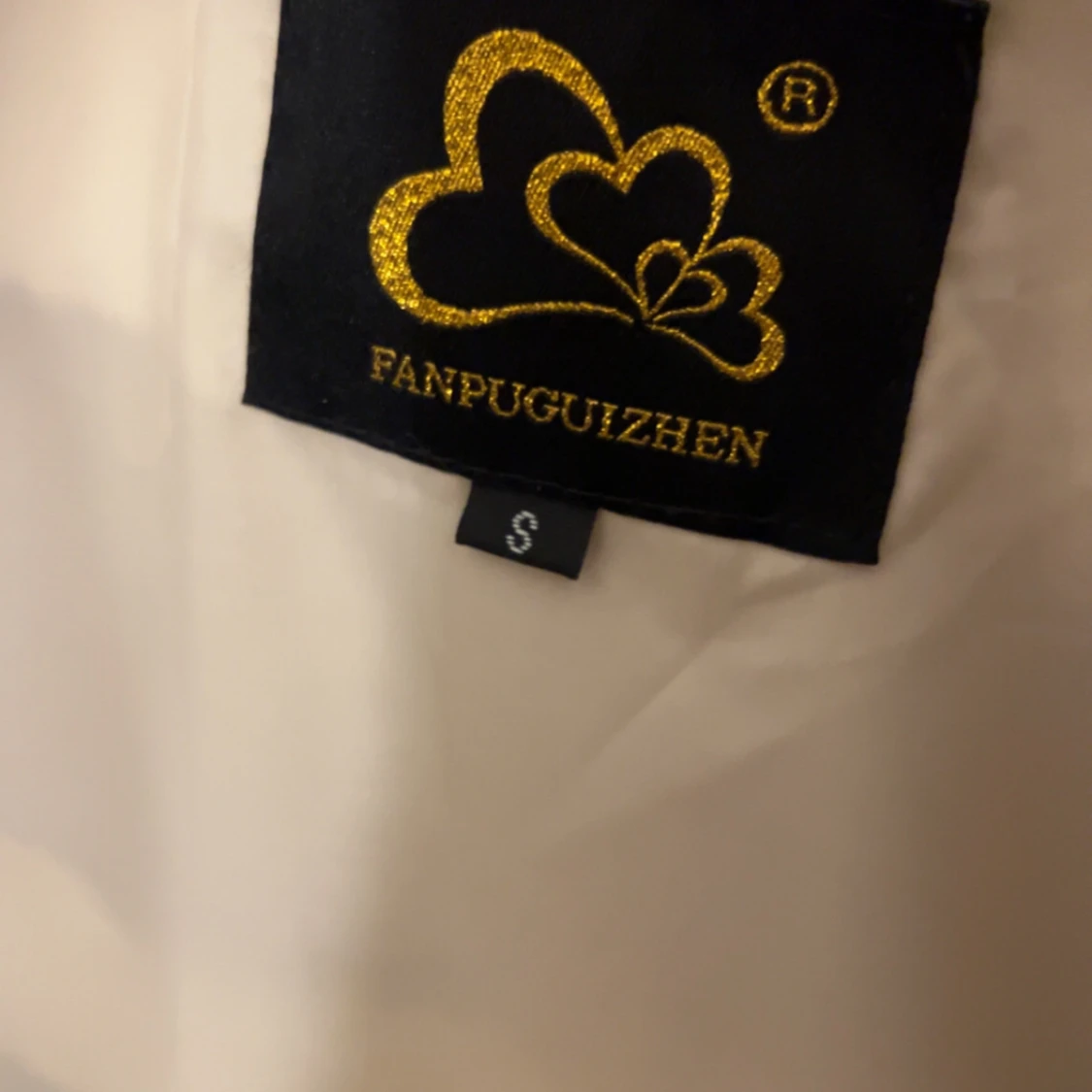 Beige pälsjacka - 93