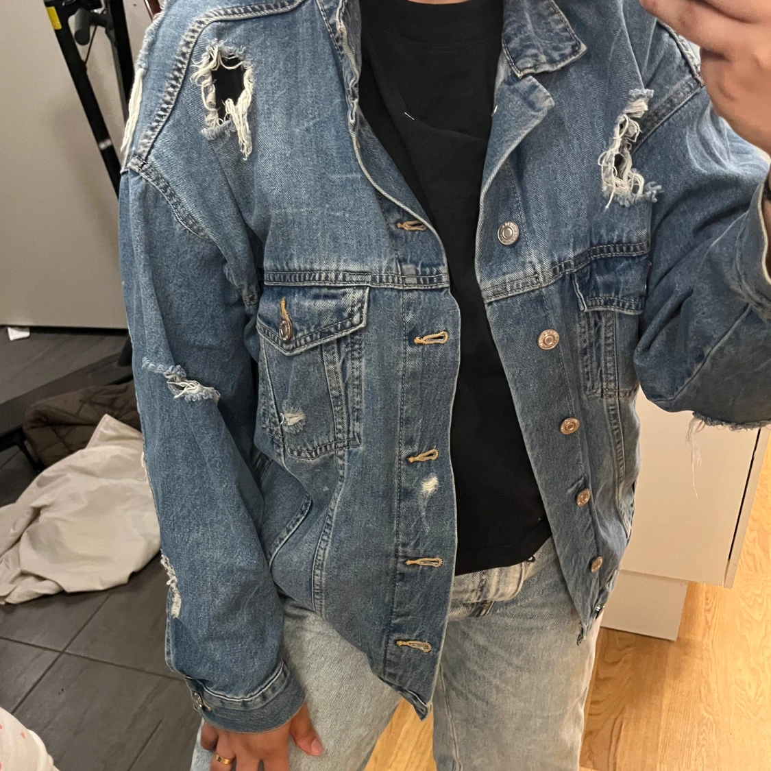 Oversize jeans jacka  - 90