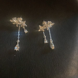 Örhängen - Säljer dessa fina örhängen då jag bytt till guldsmycken 💓 bra skick!! 