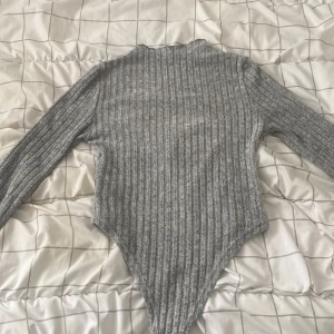 En grå bodysuit  - Har använt engång!!Den passar inte längre 