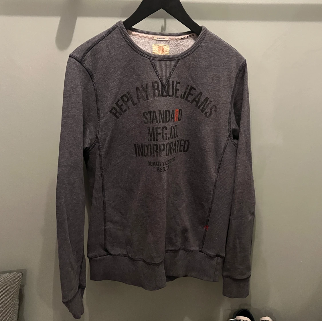 Grå sweatshirt från Replay