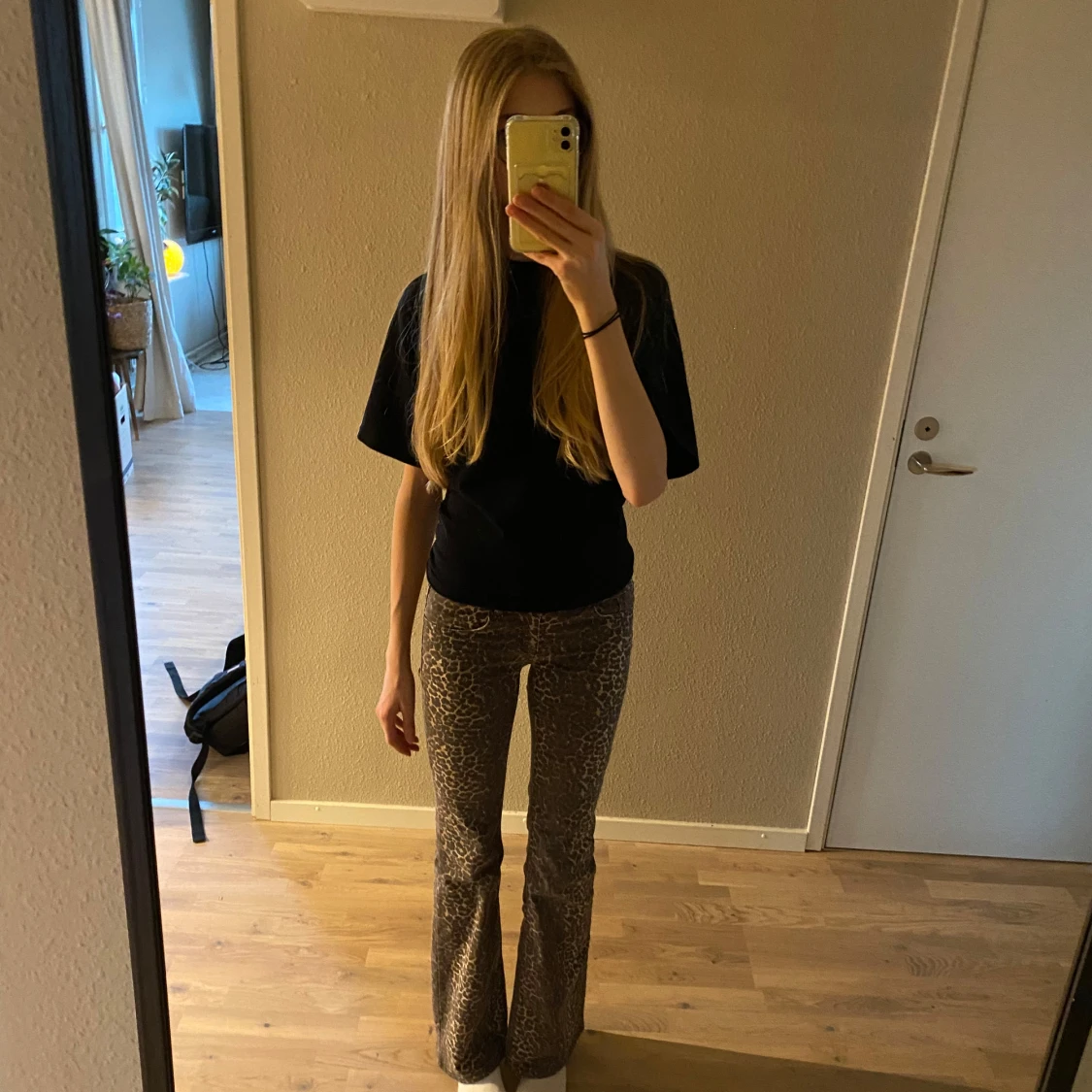 Leopardmönstrade jeans - 90