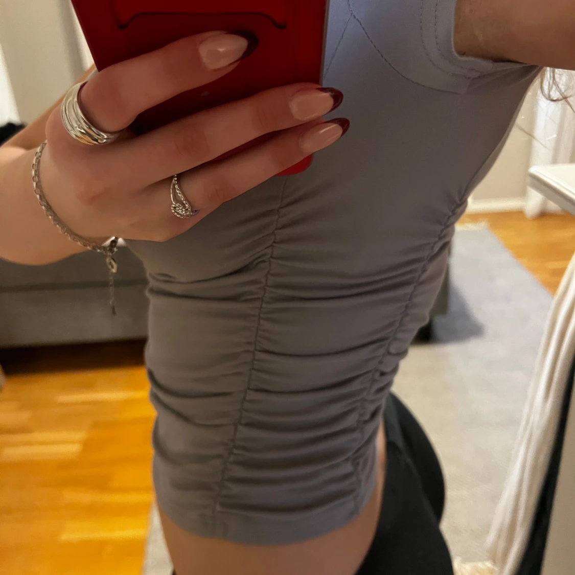 Grå tight topp - 90