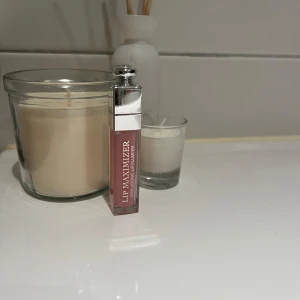 Dior Lip Maximizer  - I färgen 001.Säljer en Lip Maximizer från Dior i en ljusrosa nyans. Aldrig använd. Den har en elegant, genomskinlig förpackning med silverlock. Har ingen låda. Den är perfekt för att ge läpparna en fylligare look.