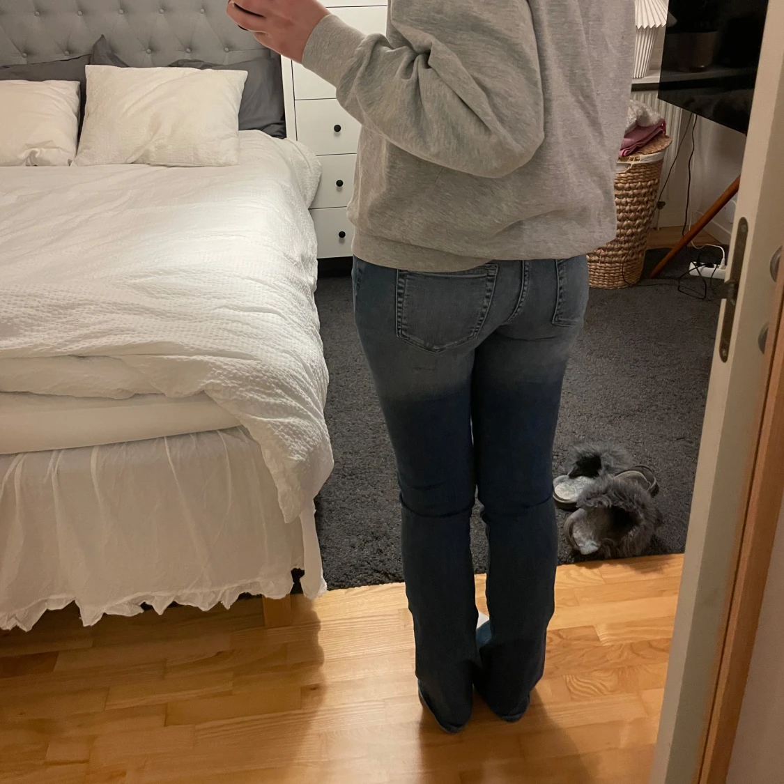 Blå bootcut jeans från ONLY - 91