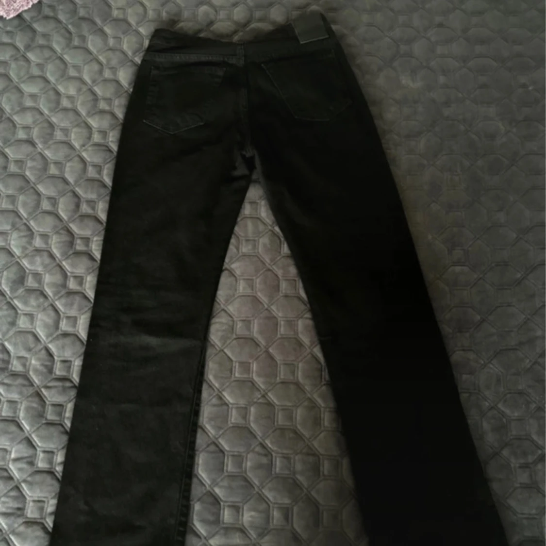 Svarta jeans i low straight modell - 90