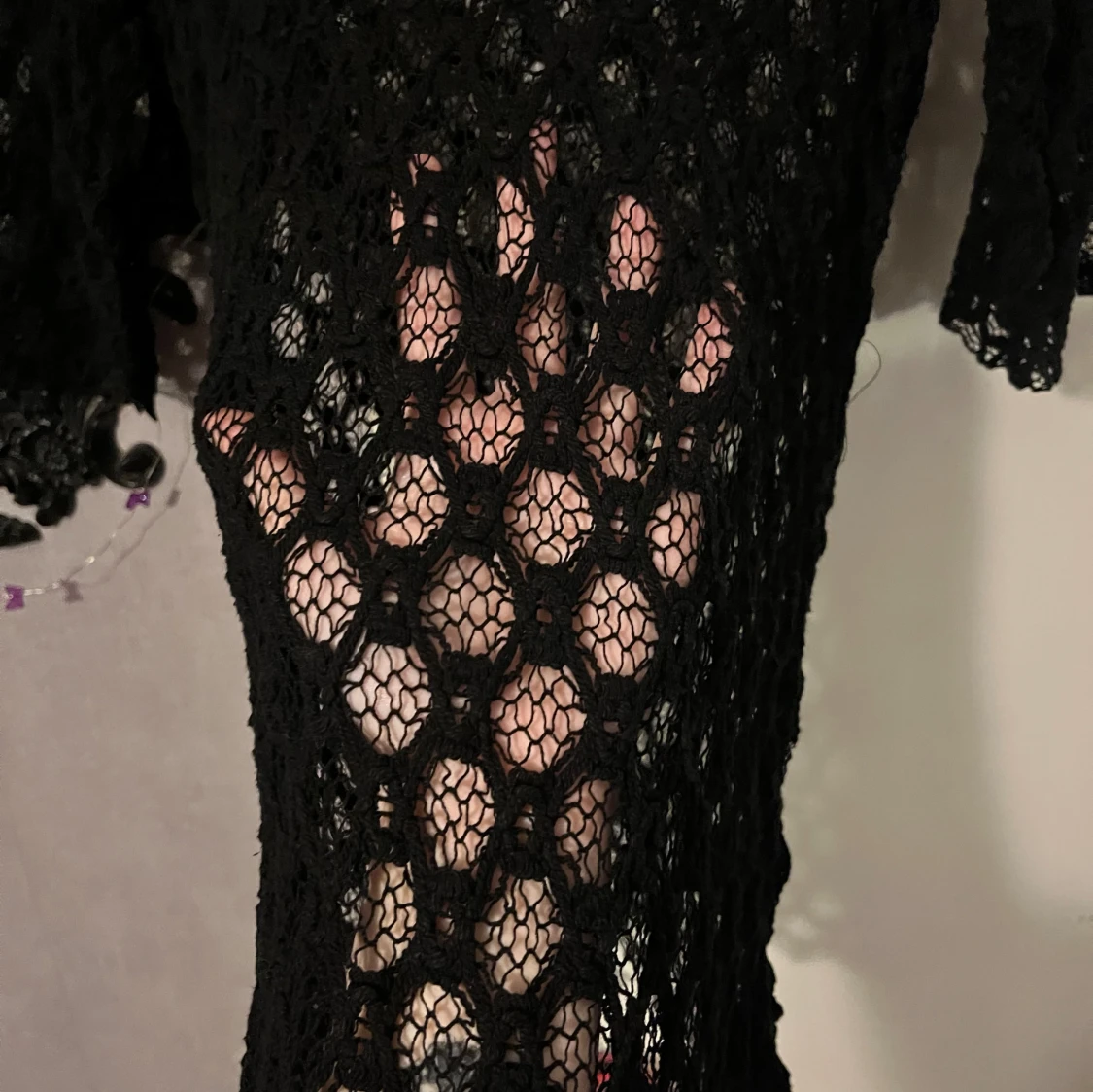 hippie spets klänning - 91