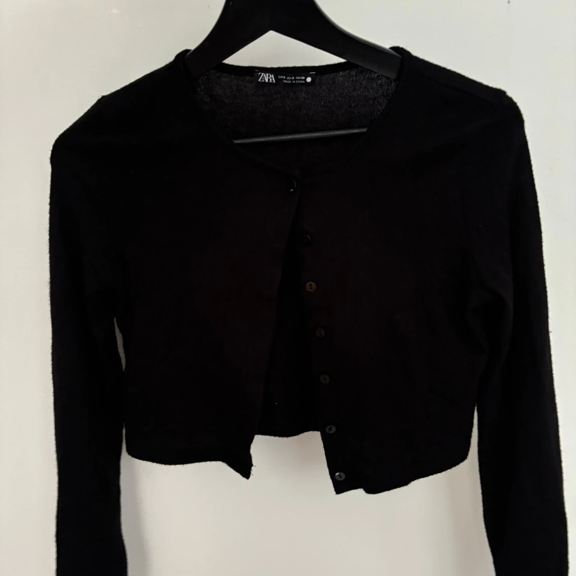 Svart cardigan topp - 91